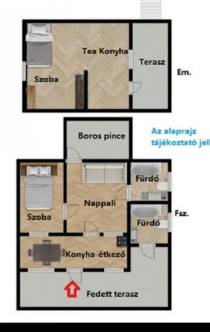 Eladó nyaraló, Zamárdiban 76.6 M Ft, 2+1 szobás