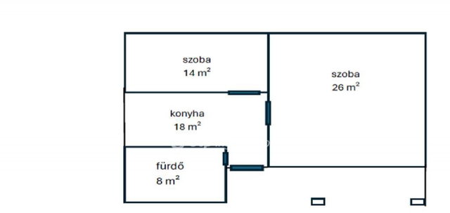 Eladó családi ház, Mátészalkán 45 M Ft, 2 szobás