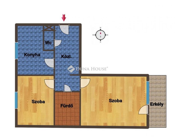 Eladó panellakás, Pécsett 43 M Ft, 2 szobás