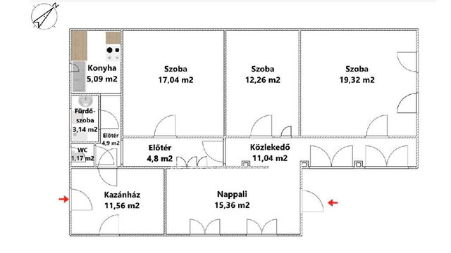 Eladó családi ház, Verpeléten 15 M Ft, 3 szobás