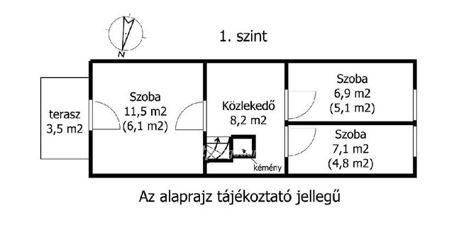 Eladó családi ház, Balatonszemesen 80.99 M Ft, 1+2 szobás