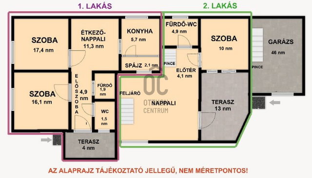 Eladó családi ház, Kistarcsán 80 M Ft, 5 szobás