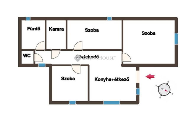 Eladó családi ház, Kemenesmihályfán 34.9 M Ft, 3 szobás