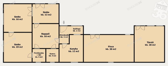 Eladó mezogazdasagi ingatlan, Csengődön 16.5 M Ft, 4 szobás