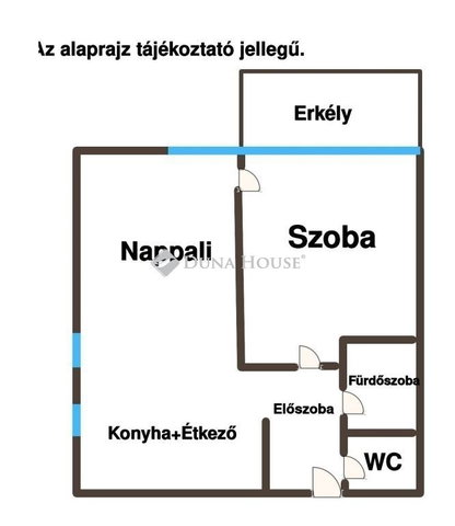 Eladó téglalakás, Zalaegerszegen 55 M Ft, 2 szobás
