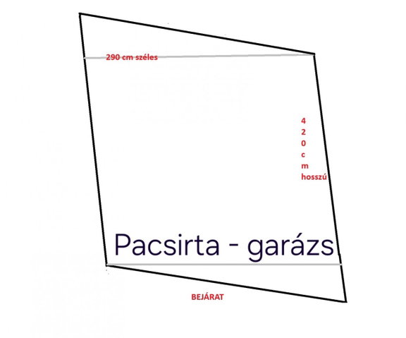 Eladó garázs, Pécsett 6.99 M Ft / költözzbe.hu