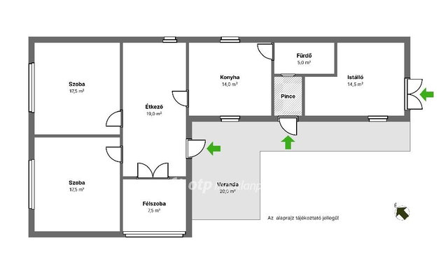Eladó családi ház, Tápiószecsőn 29.5 M Ft, 3+1 szobás