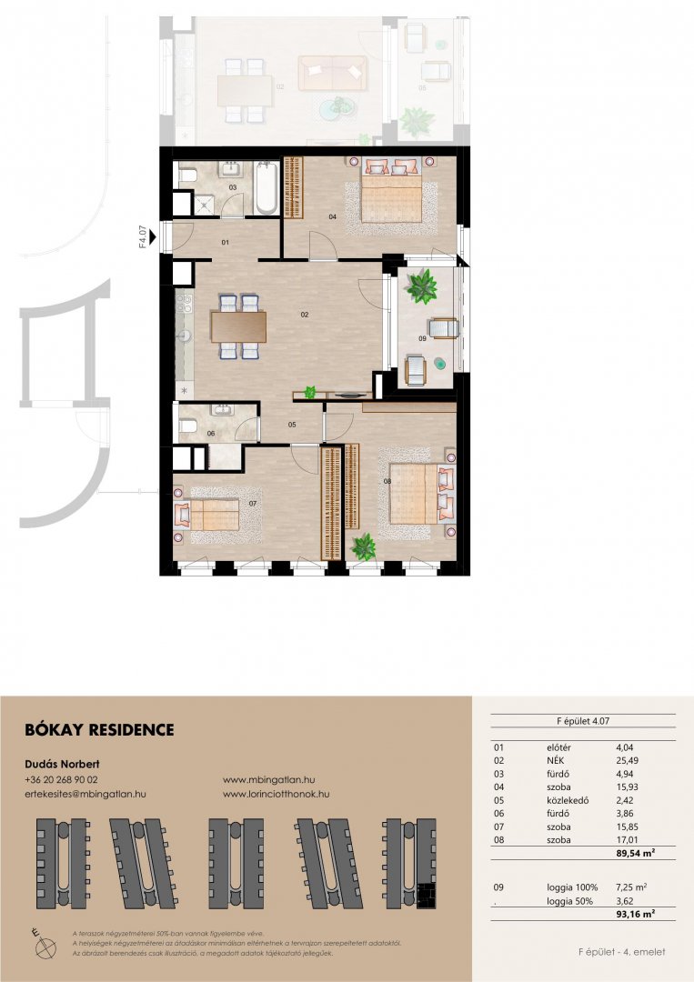 4 bed · 90m² · 116.456.250 ft