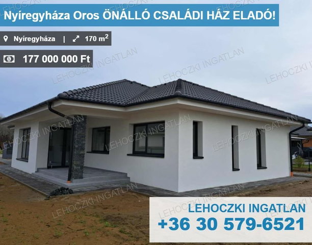 Eladó családi ház, Nyíregyházán 177 M Ft, 5 szobás