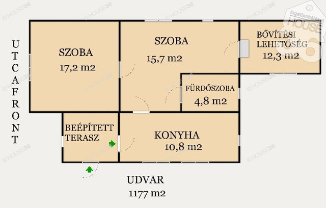 Eladó családi ház, Jászszentlászlón 19.9 M Ft, 2 szobás