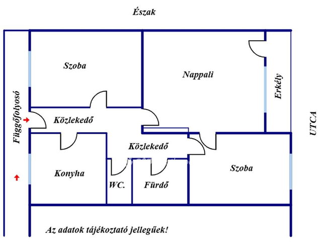Eladó téglalakás, Kaposváron 57 M Ft, 3 szobás