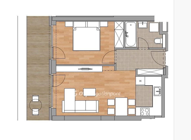 Eladó téglalakás, Budapesten, XI. kerületben 90.9 M Ft, 2 szobás
