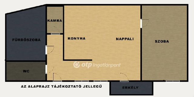 Eladó téglalakás, Nyíregyházán 45.5 M Ft, 1+1 szobás