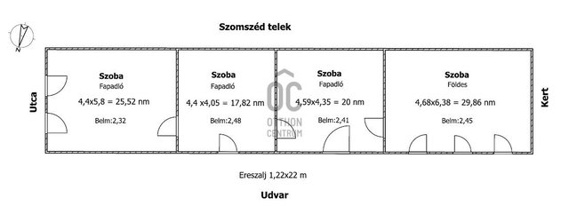 Eladó családi ház, Csanádpalotán 4.5 M Ft, 4 szobás
