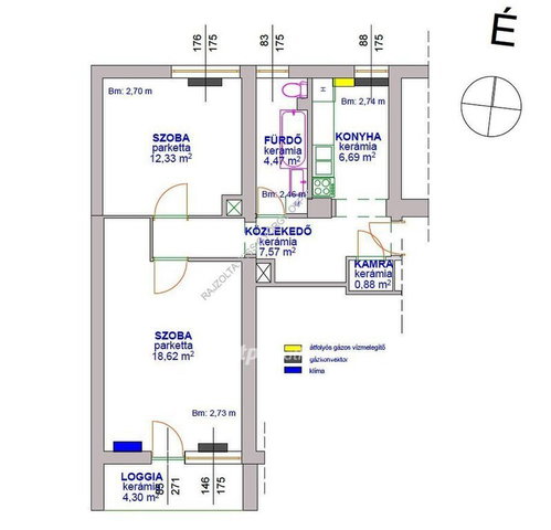 Eladó panellakás, Tiszafüreden 32 M Ft, 2 szobás