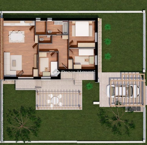 Eladó ikerház, Kosdon, Bocskai utcában 88 M Ft, 4 szobás