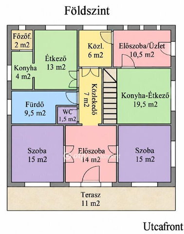 Eladó családi ház, Dunaharasztin 111.7 M Ft, 7 szobás