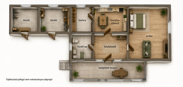 Eladó családi ház, Siófokon 47 M Ft, 1 szobás