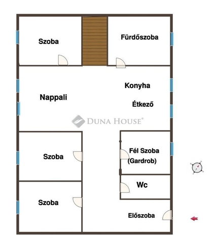 Eladó panellakás, Kecskeméten 73 M Ft, 5 szobás