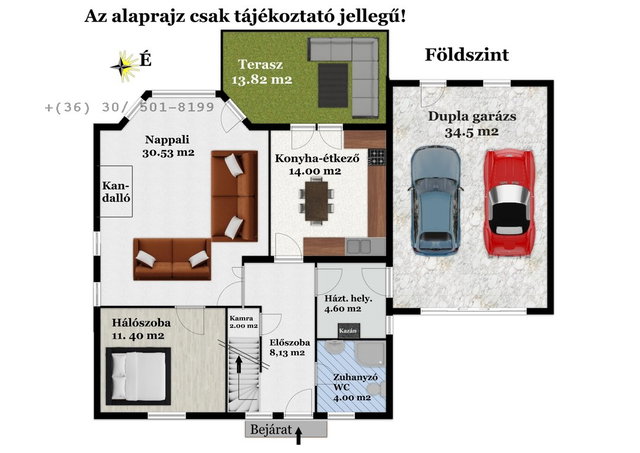 Eladó családi ház, Debrecenben 136.9 M Ft, 5 szobás