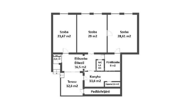 Eladó téglalakás, Putnokon 13.6 M Ft, 3 szobás