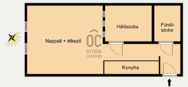 Eladó téglalakás, Budapesten, IX. kerületben 63.9 M Ft, 2 szobás