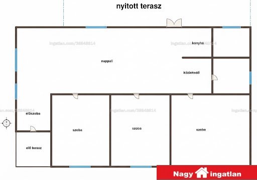 Eladó családi ház, Örkényen 67.9 M Ft, 3 szobás