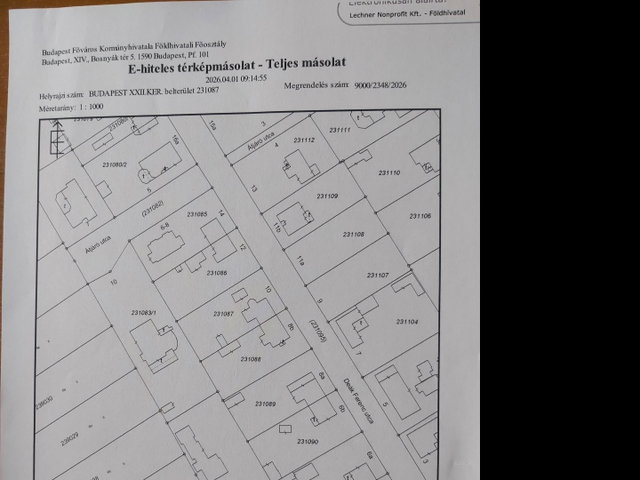 Eladó ikerház, Budapesten, XXII. kerületben, Deák Ferenc utcában