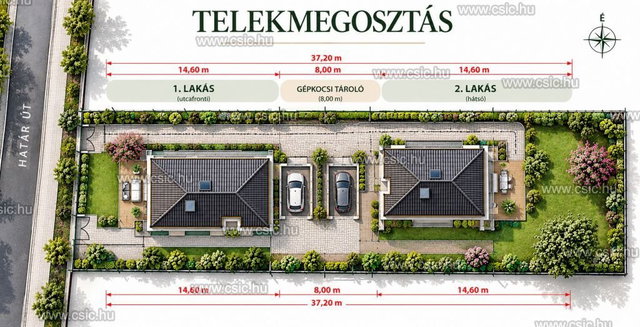 Eladó ikerház, Pécelen 109.9 M Ft, 4 szobás