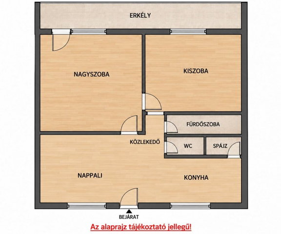 Eladó téglalakás, Edelényben 26.5 M Ft, 2 szobás