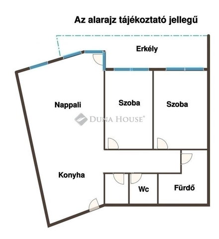 Eladó téglalakás, Budapesten, XXI. kerületben 79.9 M Ft