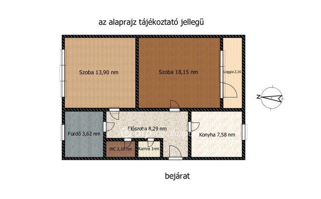 Eladó panellakás, Budapesten, XXI. kerületben 53.99 M Ft
