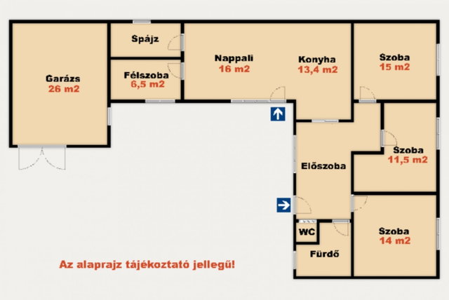 Eladó családi ház, Kiskunhalason 36.9 M Ft, 4+1 szobás