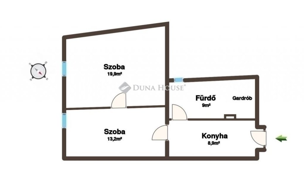 2 hálószoba · 51 m² · 69.990.000 Ft