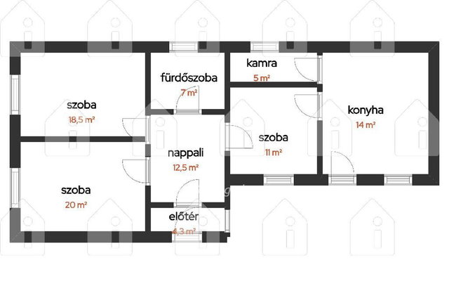 Eladó családi ház, Nagyhegyesen 49 M Ft, 2+1 szobás