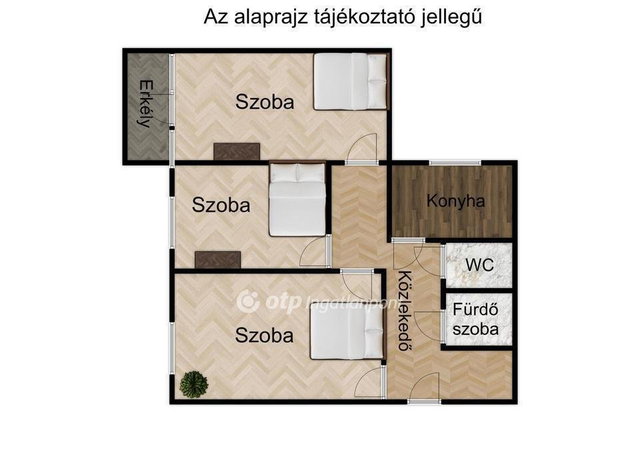 Eladó panellakás, Debrecenben 85 M Ft, 3 szobás