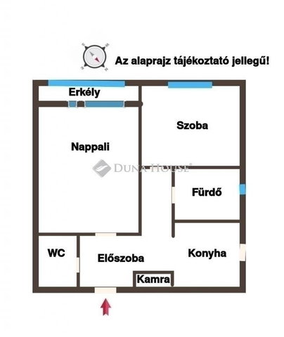 Eladó téglalakás, Budapesten, IX. kerületben 69.9 M Ft, 2 szobás