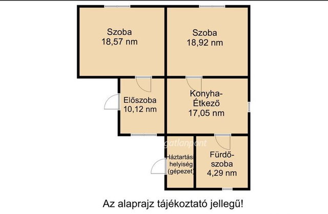 Eladó családi ház, Ebesen 59.9 M Ft, 2 szobás