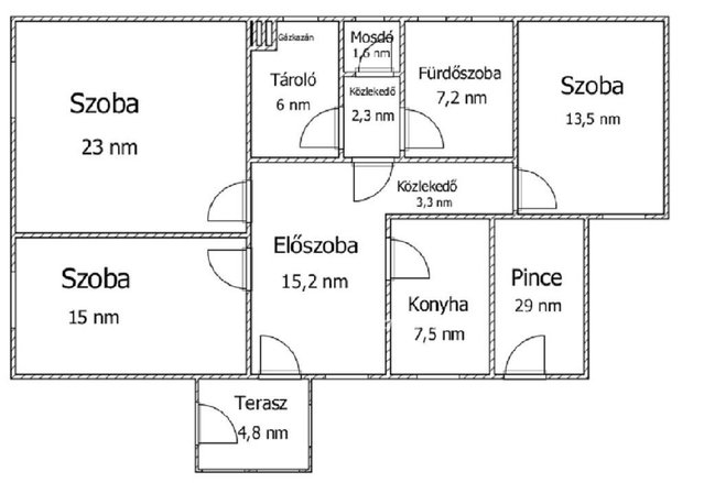 Eladó családi ház, Somlóvásárhelyen 36.9 M Ft, 3 szobás
