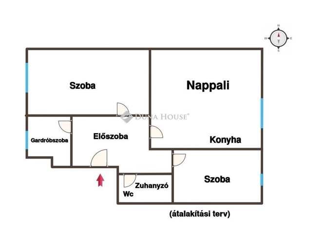 Eladó téglalakás, Budapesten, VIII. kerületben 65 M Ft, 2 szobás