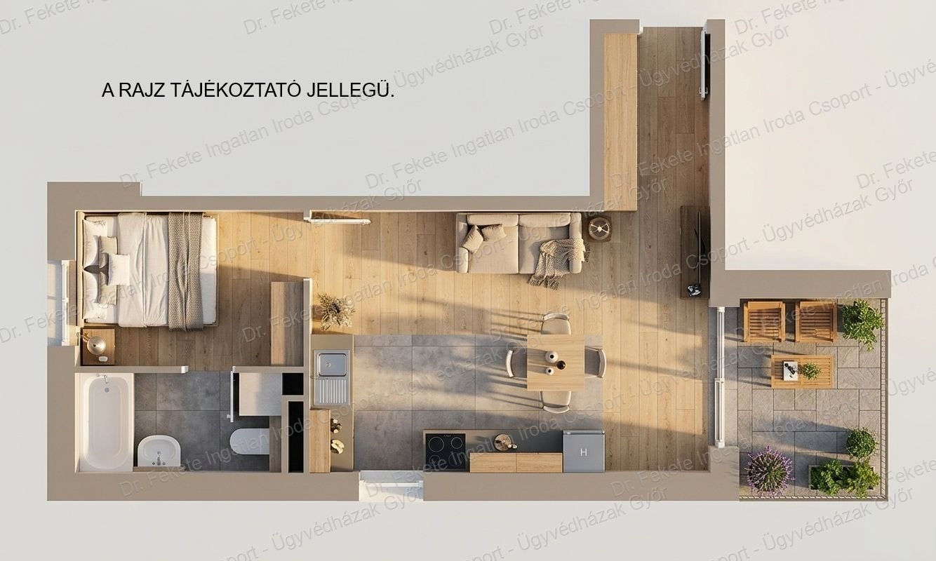 2 bed · 38m² · 43.920.000 ft