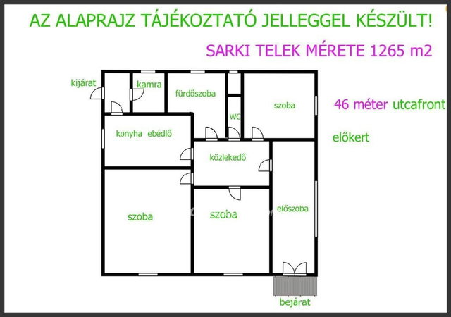 Eladó családi ház, Tiszavasváriban 9.9 M Ft, 2+1 szobás
