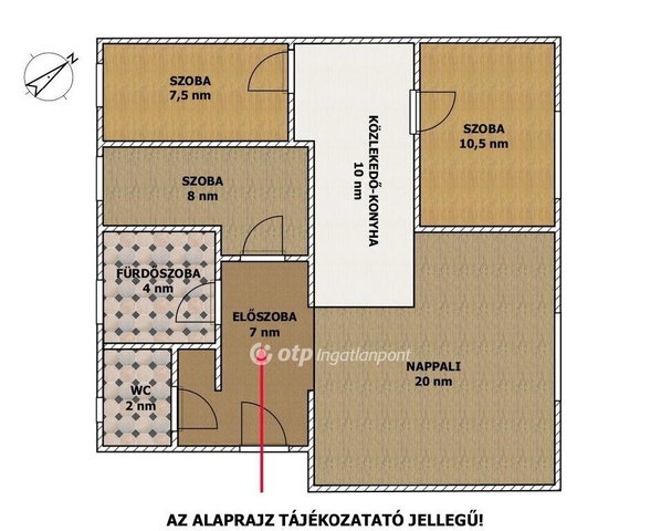 Eladó téglalakás, Budapesten, XV. kerületben 79.9 M Ft