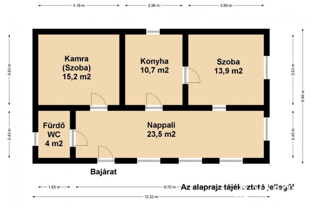 Eladó mezogazdasagi ingatlan, Dobozon 9.9 M Ft, 2 szobás