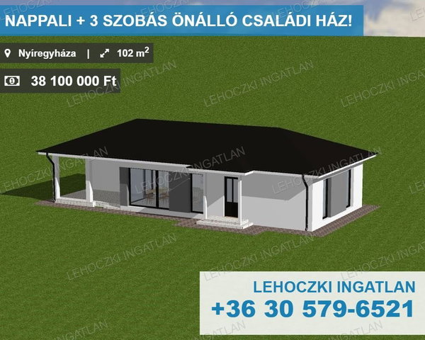 Eladó családi ház, Nyíregyházán 39.5 M Ft, 4 szobás