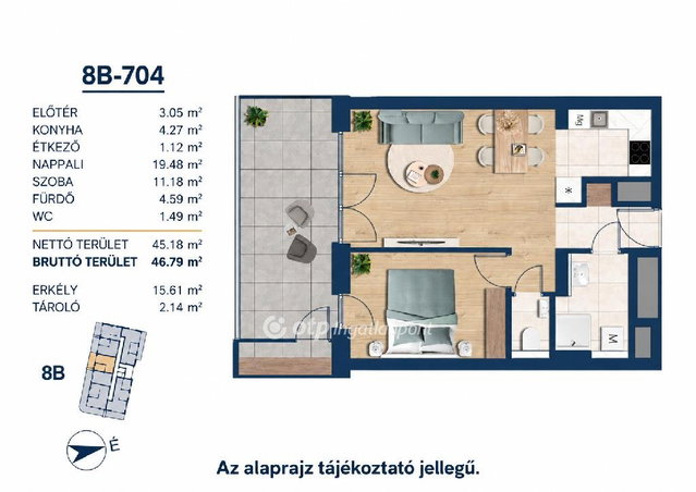 Eladó téglalakás, Budapesten, III. kerületben 112.9 M Ft