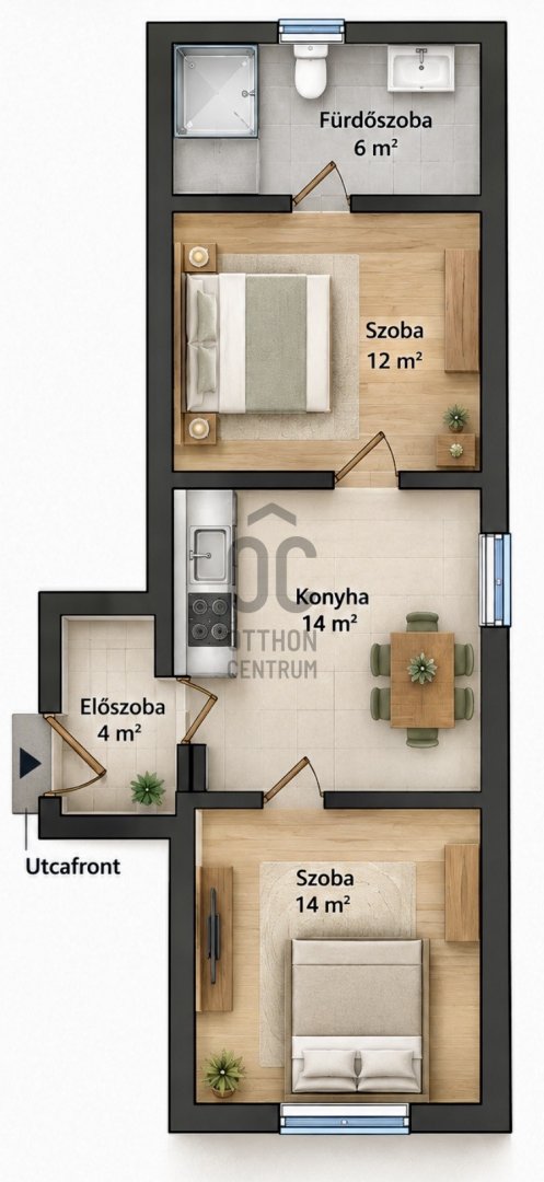 Családi ház · 2 hálószoba · 46 m² · 9.900.000 Ft