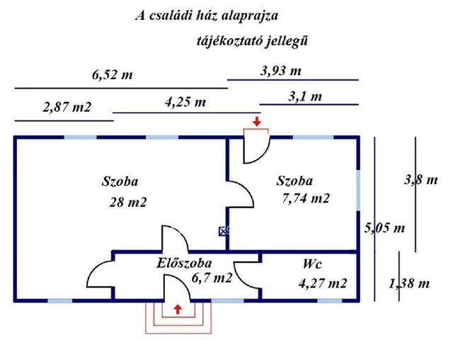 Eladó családi ház, Lajosmizsén 20 M Ft, 2 szobás