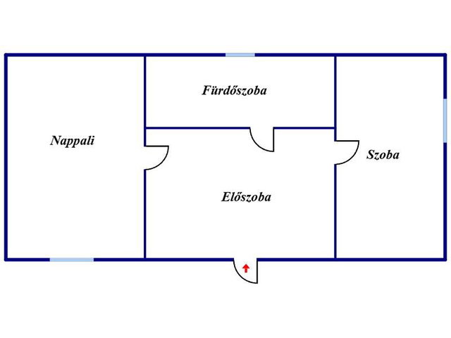 Eladó családi ház, Kállósemjénen 9.5 M Ft, 1 szobás