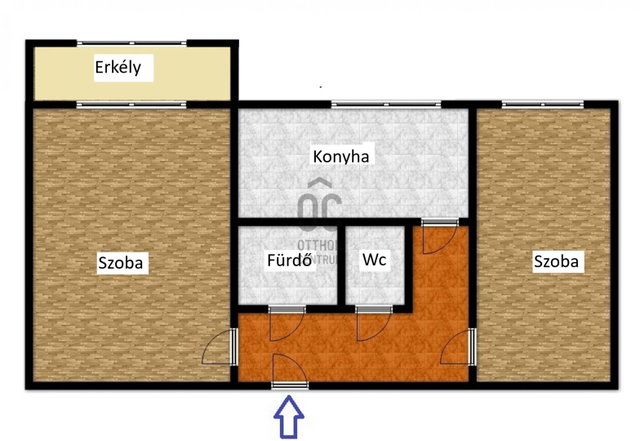 Eladó panellakás, Győrött 51 M Ft, 2 szobás